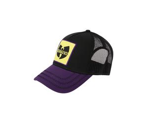 AMPLIFIED Casquette 'Wu-Tang' jaune / violet foncé / noir, Taille 55-60