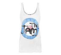 Amplified Clothing Blanc The Jam Logo Gilet Femme