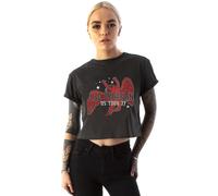 Amplified Clothing Gris Led Zeppelin T-shirt court à manches courtes Femme