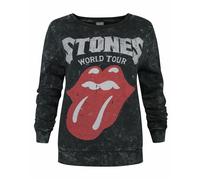 Amplified Clothing Gris Rolling Stones Sweat-shirt Femme