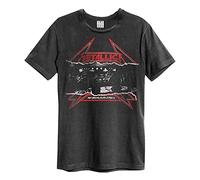 Amplified Clothing Metallica 'Young Metal Attack' (Charcoal) T-Shirt (Large)