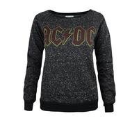 Amplified Clothing Noir Ac/Dc Sweat-shirt Femme