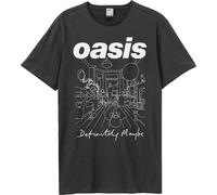 Amplified - "Definitely Maybe" T-shirt pour homme/femme unie GD2176 (L) (Charbon de bois)