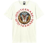Amplified - "Donnington Snake" T-shirt pour homme/femme unie GD1871 (M) (Blanc ancien)