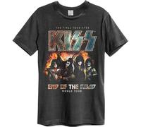 Amplified - "End Of The Road" T-shirt pour homme/femme unie GD1484 (XXL) (Charbon de bois)