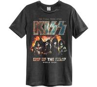 Amplified - "End Of The Road Tour" T-shirt pour homme/femme unie GD454 (XS) (Charbon de bois)
