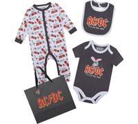 Amplified - Ensemble grenouillère "Fly On The Wall" pour bébé GD1232 (Nouveau-né) (Blanc/Noir/Rouge)