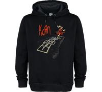 Amplified - "Follow The Leader Hopscotch" Sweat à capuche pour homme/femme Unie GD1960 (3XL) (Noir)