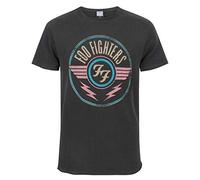 Amplified Foo Fighters FF Air Logo Adultes Anthracite T-Shirt pour Hommes