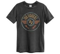 Amplified Foo Fighters-FF Air T-Shirt, Gris (Anthracite), XS Homme