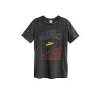 Amplified Foo Fighters Soucoupes Volantes Hommes Couleur Charbon T-Shirt - Charbon, XL
