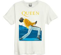 Amplified - "Freddie Mercury Triangle" T-shirt pour homme/femme unie GD119 (2XL) (Vieux blanc)