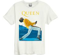 Amplified - "Freddie Mercury Triangle" T-shirt pour homme/femme Unie GD3354 (3XL) (Vieux Blanc)