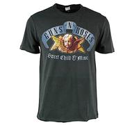 Amplified Guns N Roses T-Shirt Sweet Child O' Mine Hommes Charbon XXL - Poitrine 44-46 Dedans Charbon De Bois