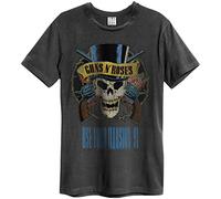 Amplified Guns n Roses - Use Your Illusion - T-shirt gris anthracite pour homme, gris, S