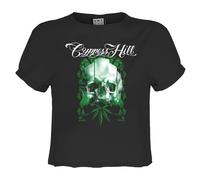 Amplified - Haut court GLITCHED SKULL - Femme (GD2919)
