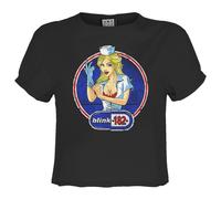 Amplified - Haut court motif/style Blink 182 ENEMA OF THE STATE - Femme (GD4166)