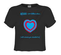 Amplified - Haut court motif/style Buzzcocks FALLEN IN LOVE - Femme (GD4253)