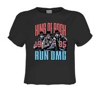 Amplified - Haut court motif/style Run DMC KING OF ROCK - Femme (GD4209)