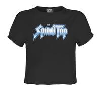 Amplified - Haut court motif/style Spinal Tap - Femme (GD4090)