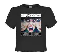 Amplified - Haut court motif/style Supergrass SHOULD COCO - Femme (GD4275)