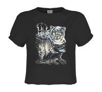 Amplified - Haut court SNOW LEOPARDS - Femme (GD3138)