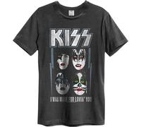 Amplified - "I Was Made For Loving You" T-Shirt für Herren/Damen Uni GD219 (XS) (Anthrazit)