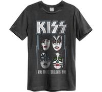 Amplified - "I Was Made For Loving You" T-shirt pour homme/femme unie GD1512 (XL) (Charbon de bois)