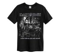 Amplified Iron Maiden Life Or Death Charcoal T-Shirt M Charcoal