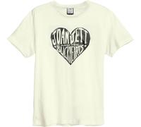 Amplified - "Joan Jett & The Black Hearts" T-Shirt für Herren/Damen Uni GD672 (M) (Altweiß)