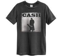 Amplified Johnny Cash 'Walking Legend' T Shirt Clothing Manches Courtes(Large)