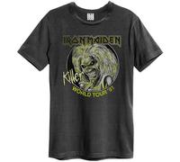 Amplified - "Killer World Tour '81" T-shirt pour homme/femme unie GD1487 (L) (Charbon de bois)