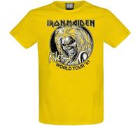 Amplified - "Killer World Tour '81" T-Shirt pour homme/femme Unie GD667 (XL) (Jaune)