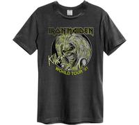 Amplified - "Killer World Tour '81" T-shirt pour homme/femme Unie GD667 (XS) (Charbon de bois)