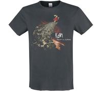 Amplified Korn Collection - Follow The Leader Homme T-Shirt Manches Courtes Anthracite M