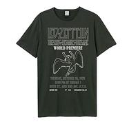 Amplified LED Zeppelin The Song Remains T-Shirt Unisexe Charbon - Charbon, XLarge