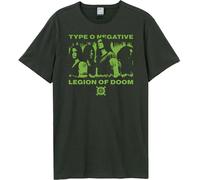 Amplified - "Legion Of Doom" T-shirt pour homme/femme unie GD1044 (XS) (Charbon de bois)