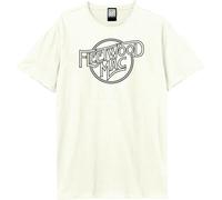 Amplified - "Line Art Logo" T-shirt pour homme/femme unie GD2021 (L) (Blanc ancien)