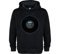 Amplified - "Live Forever Lyrics" Sweat à capuche Homme/Femme Unie GD2182 (S) (Noir)