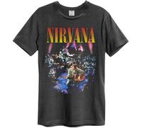 Amplified - "Live In New York" T-shirt pour homme/femme unie GD1557 (S) (Charbon de bois)