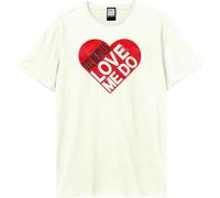 Amplified - "Love Me Do" T-shirt pour homme/femme Unie GD2125 (XXL) (Vieux Blanc)