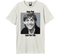 Amplified - "Lust For Life" T-shirt pour homme/femme unie GD2023 (M) (Blanc ancien)
