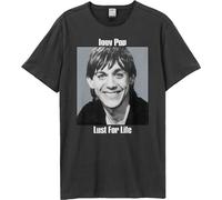 Amplified - "Lust For Life" T-shirt pour homme/femme Unie GD2023 (XL) (Charbon de bois)