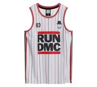 Amplified Maillot de basket Run Dmc – unisexe sans-manches, imprimé 2 faces, respirant, XL