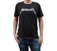 Amplified Metallica Logo Unisexe Charbon T-Shirt - Charbon, XXL