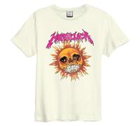 Amplified – T-shirt Metallica Neon Sun – logo du groupe – Taille M