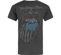Amplified - T-shirt officiel The Rolling Stones tournée des Etats-Unis - Homme (XL) (Noir) - UTNS4455 Noir G
