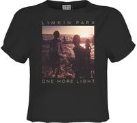 Amplified - "One More Light" Débardeur court pour femme GD2348 (XL) (Charbon de bois)