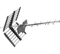 Amplified outdoor antenna - TNT reception - Full HD compatible - Easy installation