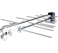 Amplified outdoor TV antenna 18dB - HD/UHD TNT reception - 4G/5G filter - UHF 470 790 - Quick assembly - Compact - 20m cable